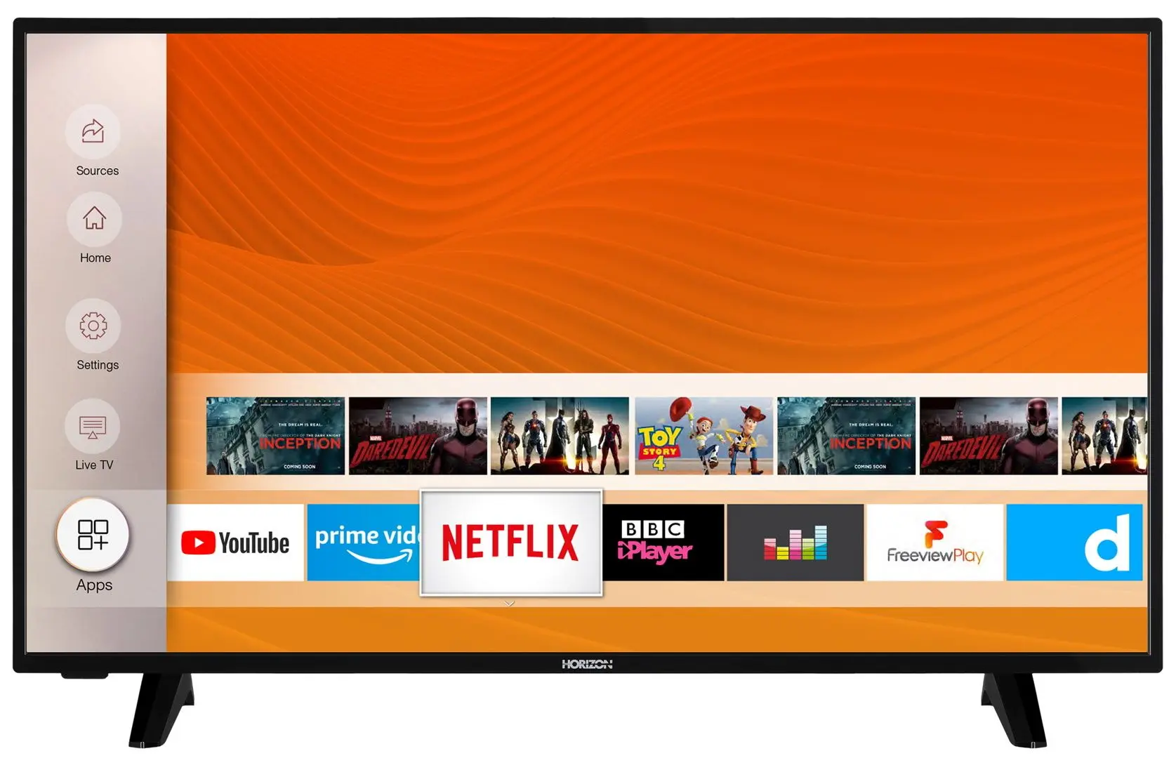 Телевизор Horizon Full HD 32HL6300F/B (Black)