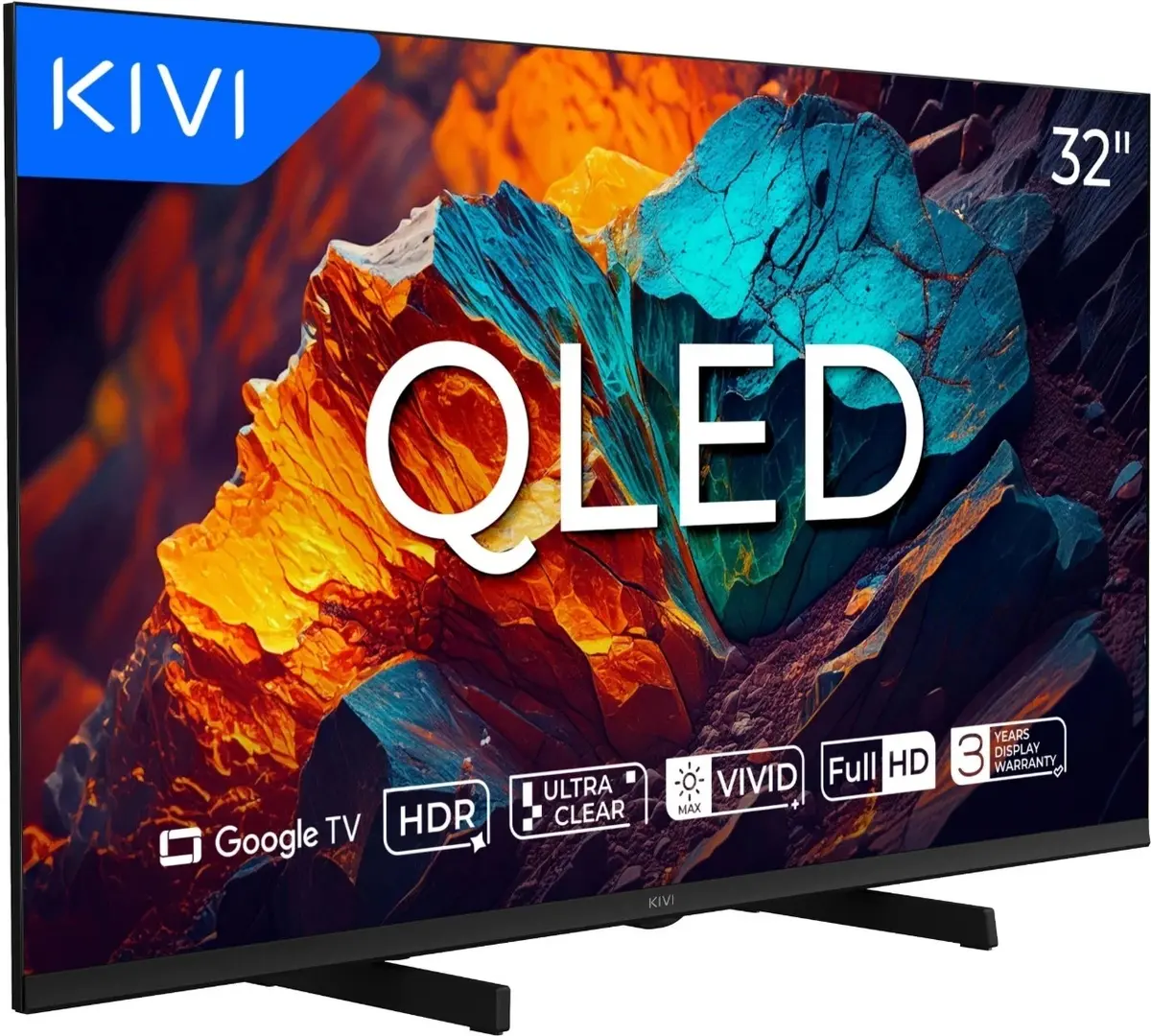 Телевизор KIVI 32F720QB QLED FHD Smart (Black) - 2