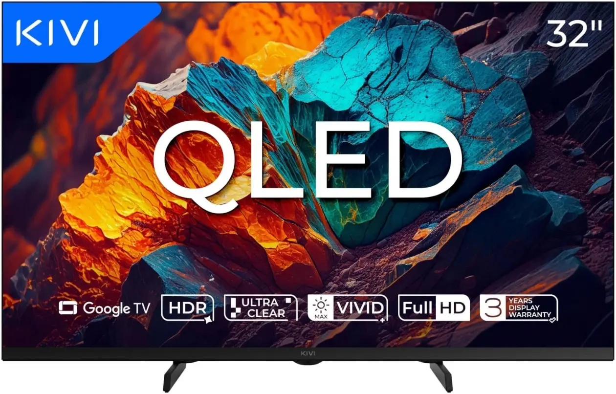 Телевизор KIVI 32F720QB QLED FHD Smart (Black)