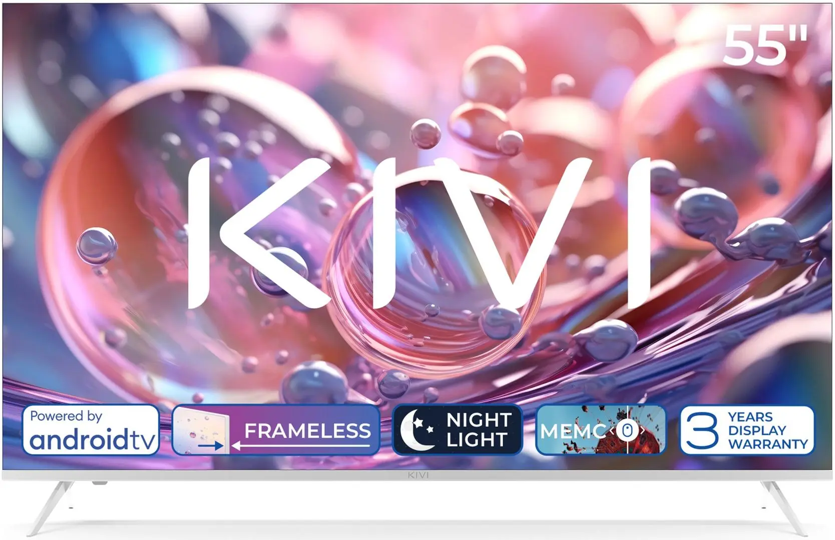 Телевизор Kivi 4K UHD Smart 55U760QW (White)