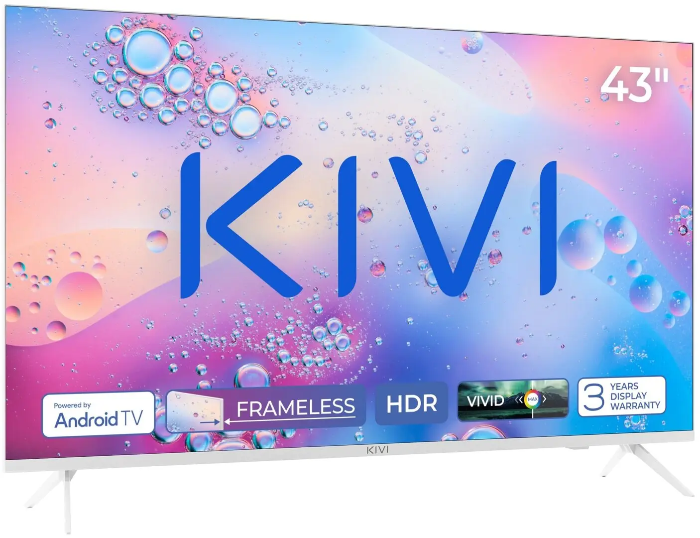Телевизор KIVI UHD Smart 43U760QW (White)