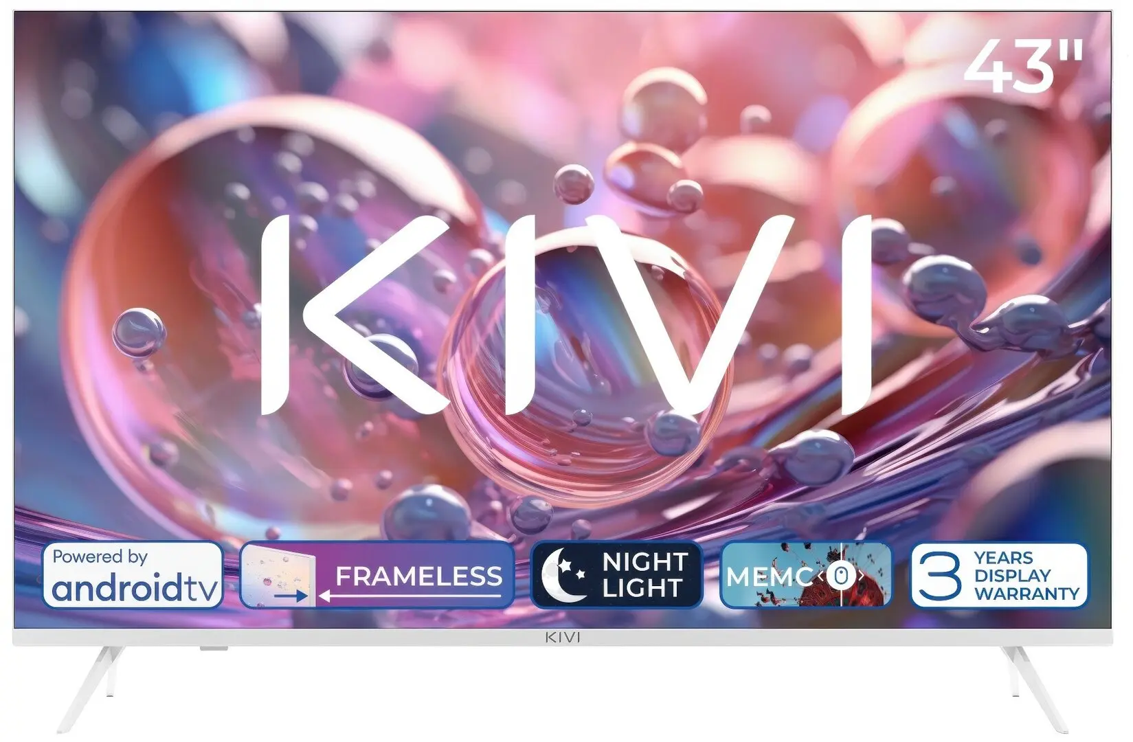 Телевизор KIVI UHD Smart 43U760QW (White)