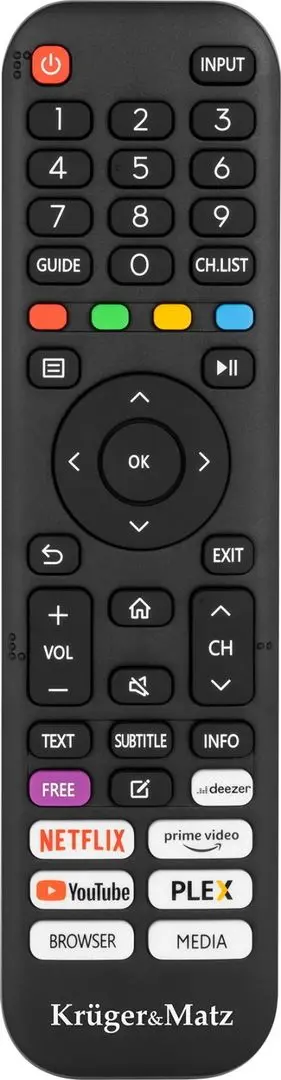 Televizor Kruger&Matz 4K UHD Smart KM0250UHD-V (Black) - 7