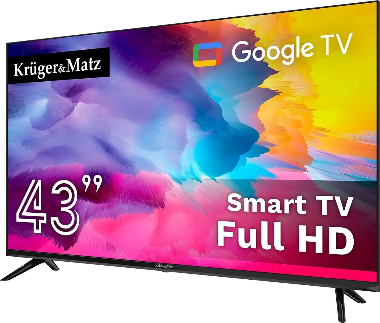 Teleizor Kruger&Matz Full HD Smart KM0243FHD-SA (Black) - 2