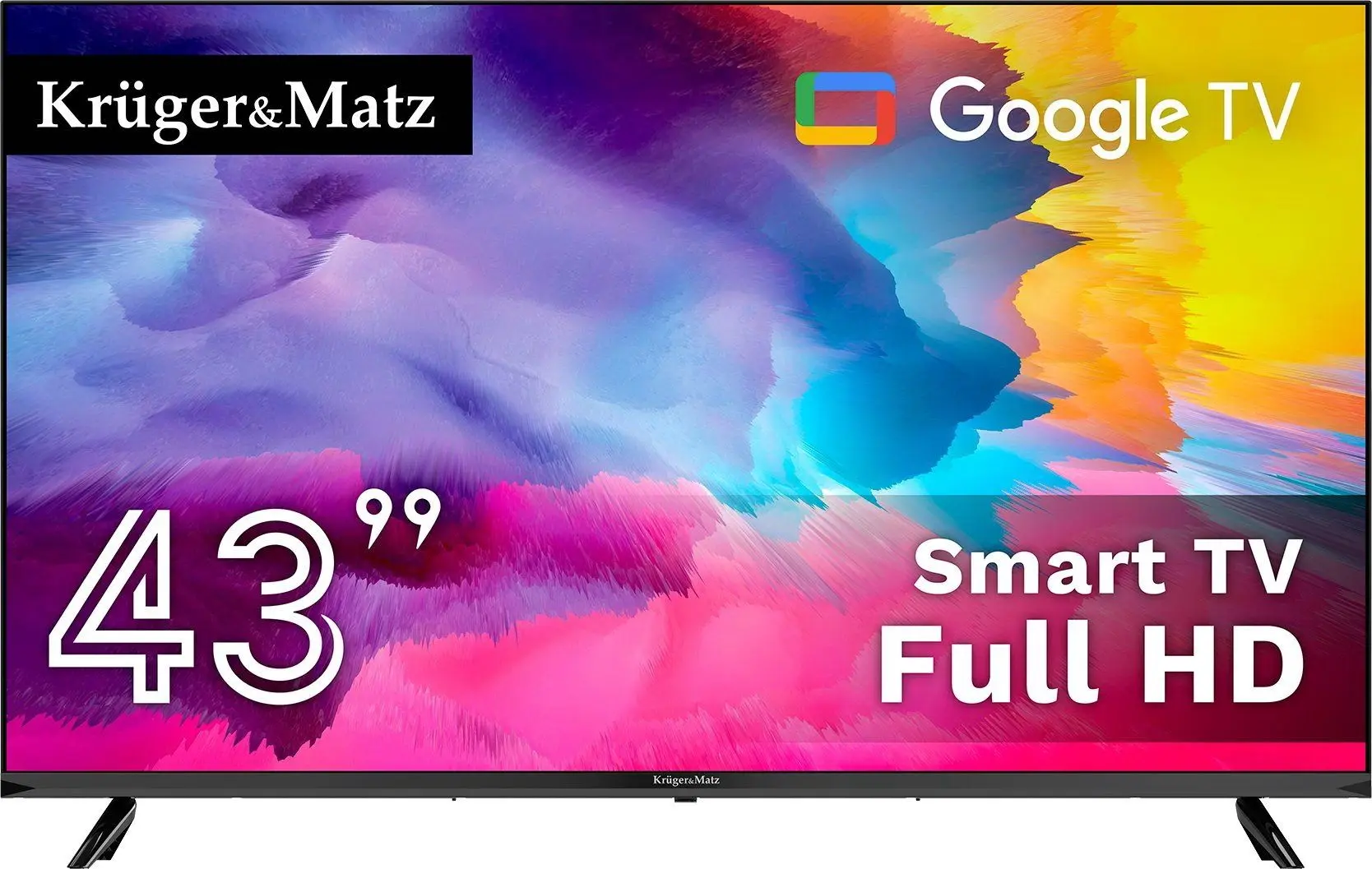 Teleizor Kruger&Matz Full HD Smart KM0243FHD-SA (Black)