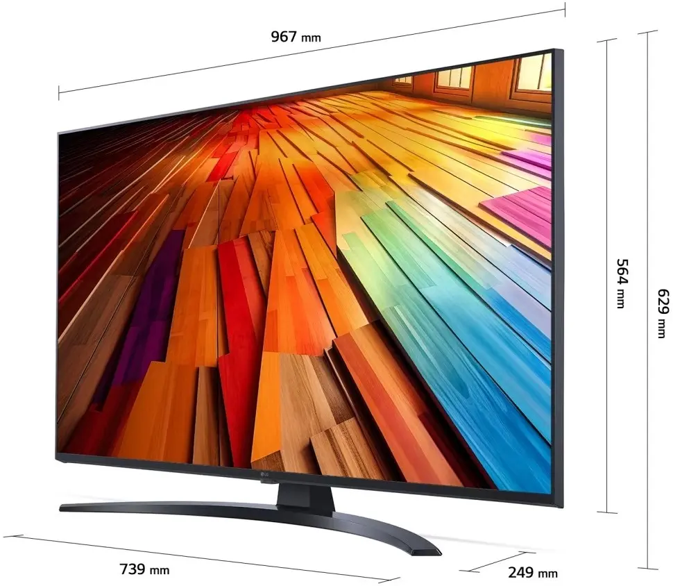Телевизор LG 43UT81003LA  UT81 AI 4K Smart (Black) - 9