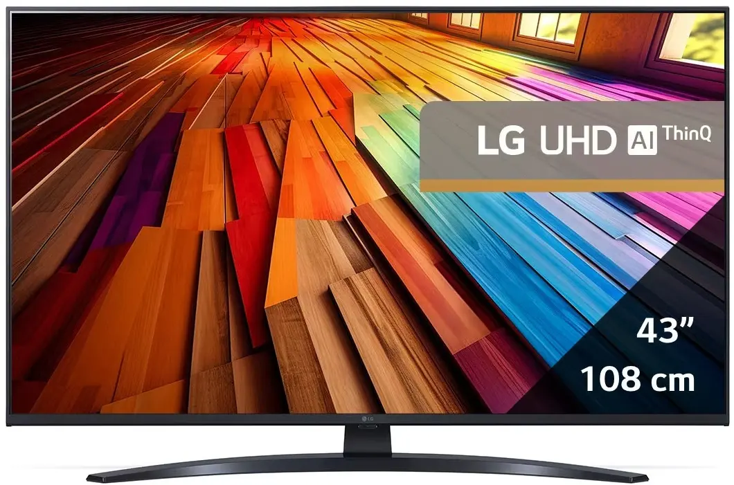 Телевизор LG 43UT81003LA  UT81 AI 4K Smart (Black)