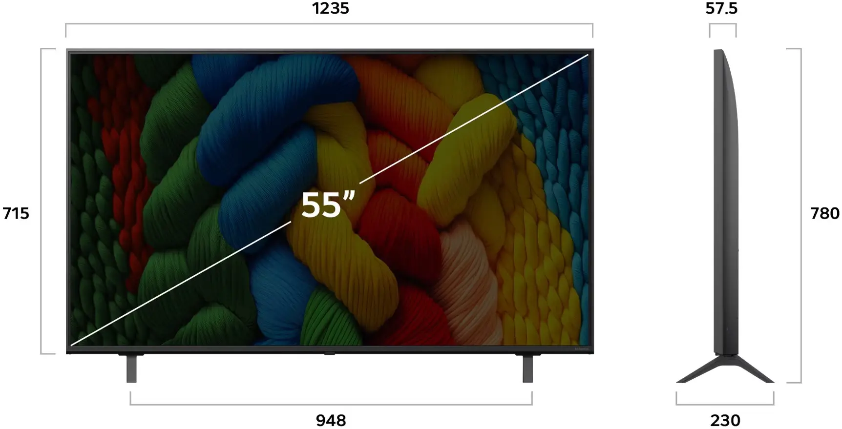 Телевизор LG 55NANO80A3B Nanocell AI 4K UHD Smart (Black) - 8