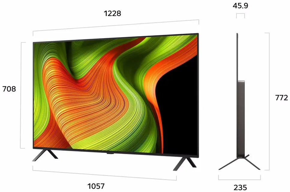 Телевизор LG OLED55B56LA OLED 4K Smart (Black)