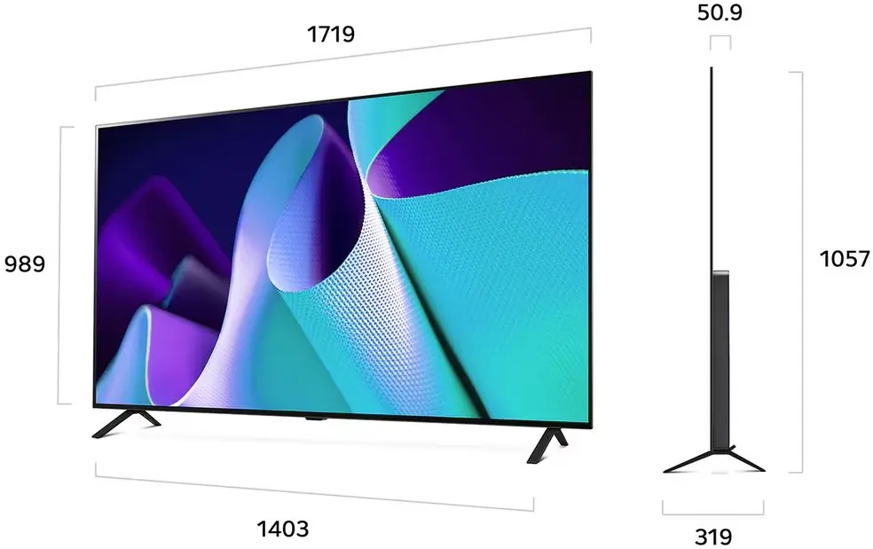 Телевизор LG OLED77B42LA Oled AI B4 4K Smart (Black) - 6