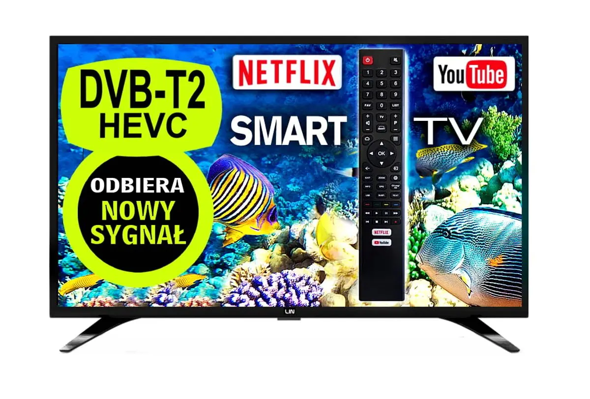 Телевизор LIN FHD Smart 40LFHD1200 (Black)