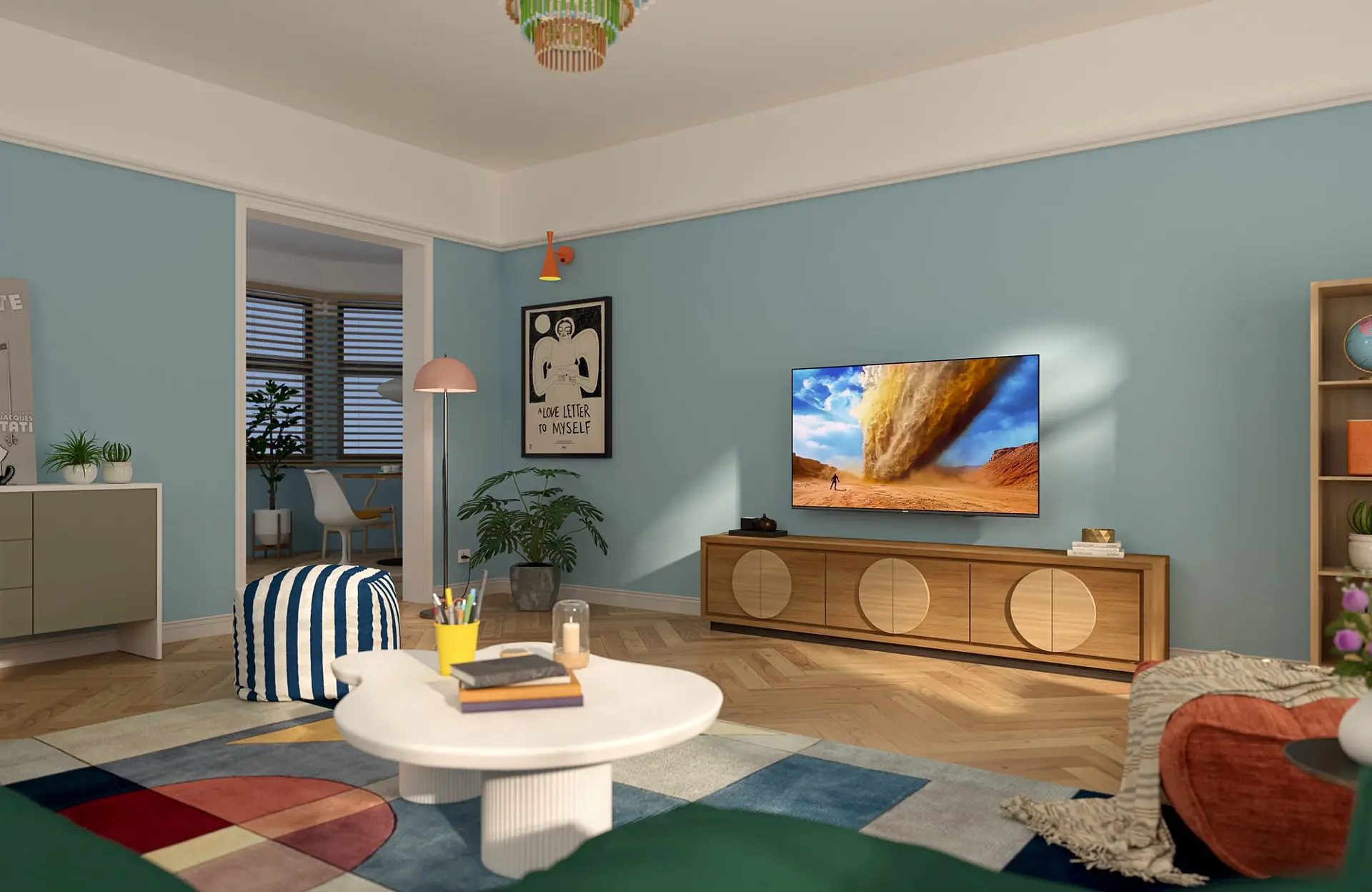 Телевизор Philips 55PUS7810/12 QLED 4K Smart (Black) - 4