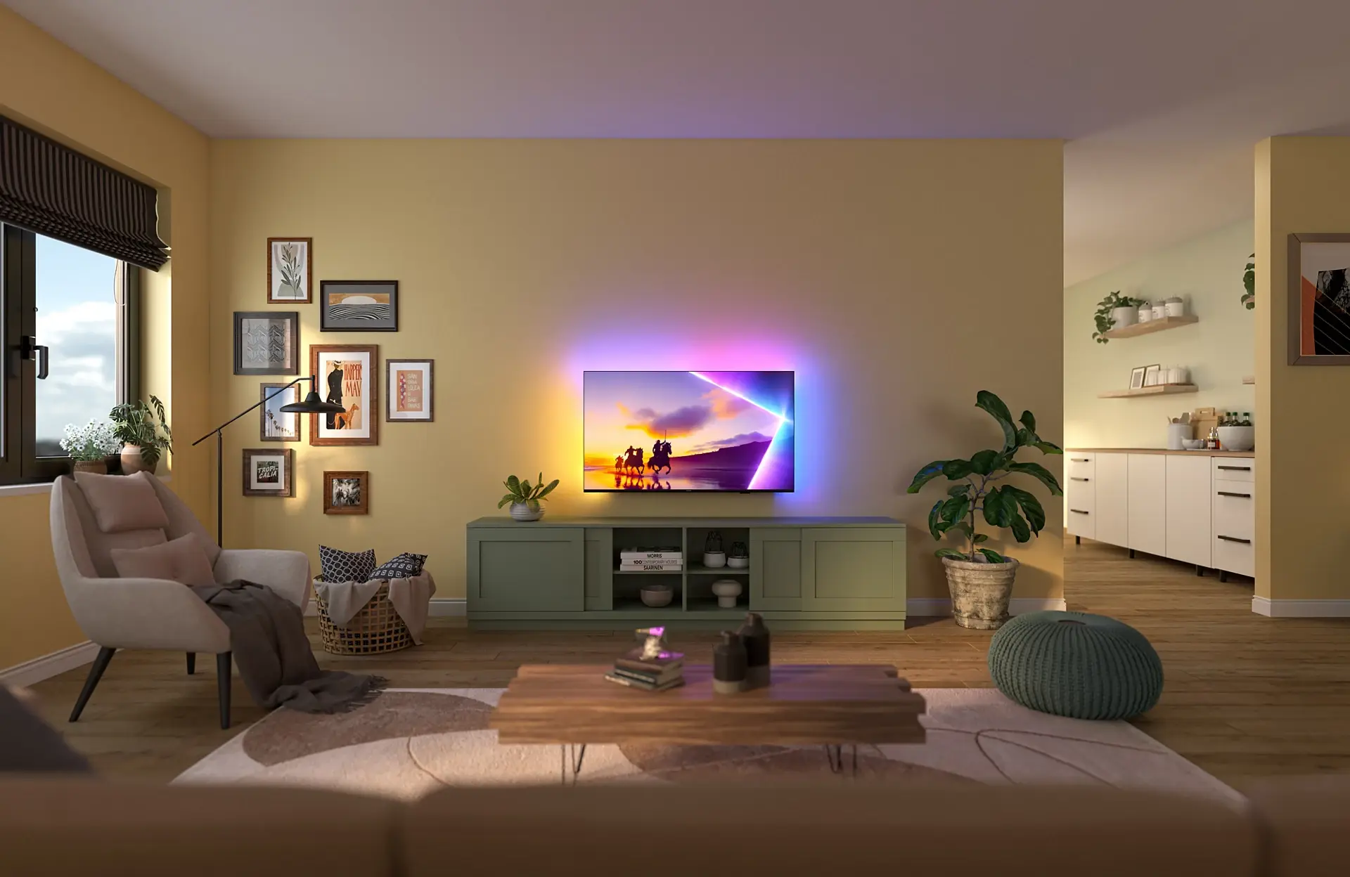 Телевизор Philips 55PUS8510/12 QLED 4K Smart (Black) - 4