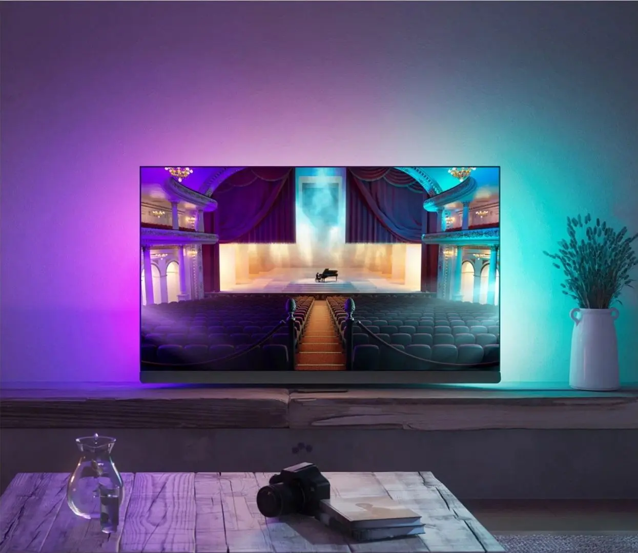 Телевизор Philips Ambilight 4K UHD Smart OLED 55OLED908/12 (Black) - 3