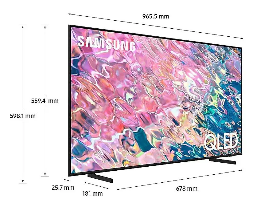 Televizor Samsung QLED Ultra HD 4K Smart 43Q60B (Black) - 2