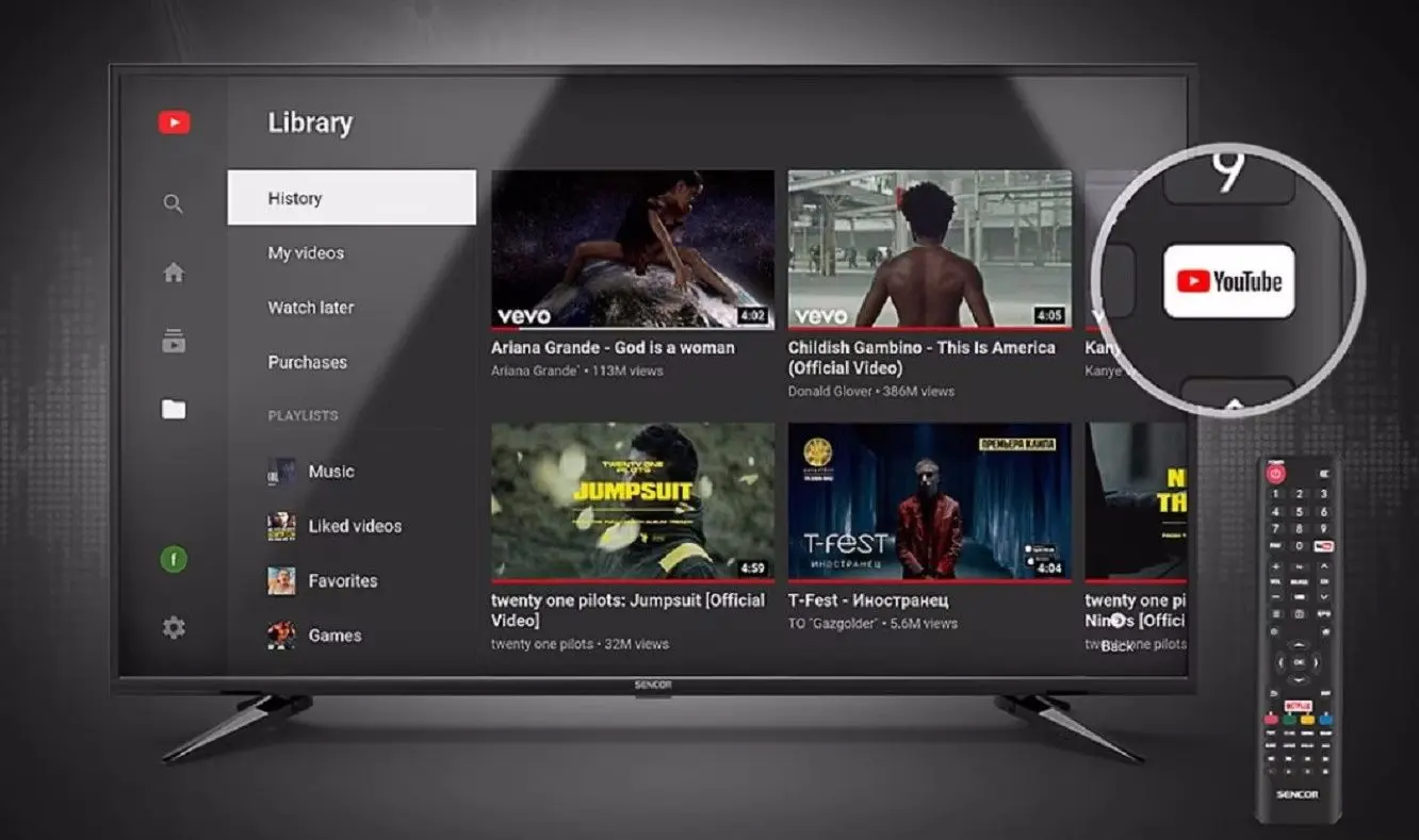 Телевизор Sencor HD Ready Smart 32S601TCS (Black) - 2