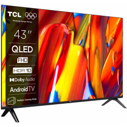 Телевизор TCL 43V5C QLED FHD Smart (Black) Thumb