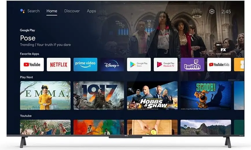 Televizor TCL 4K UHD Smart 43C725 (Black) - 2