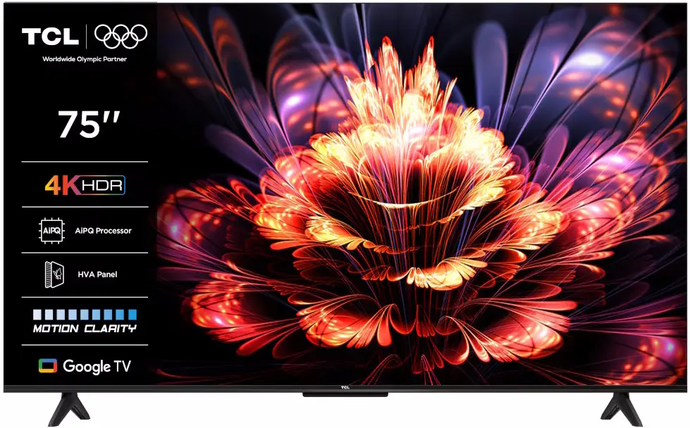 Телевизор TCL 75V6C LED 4K Smart (Black)