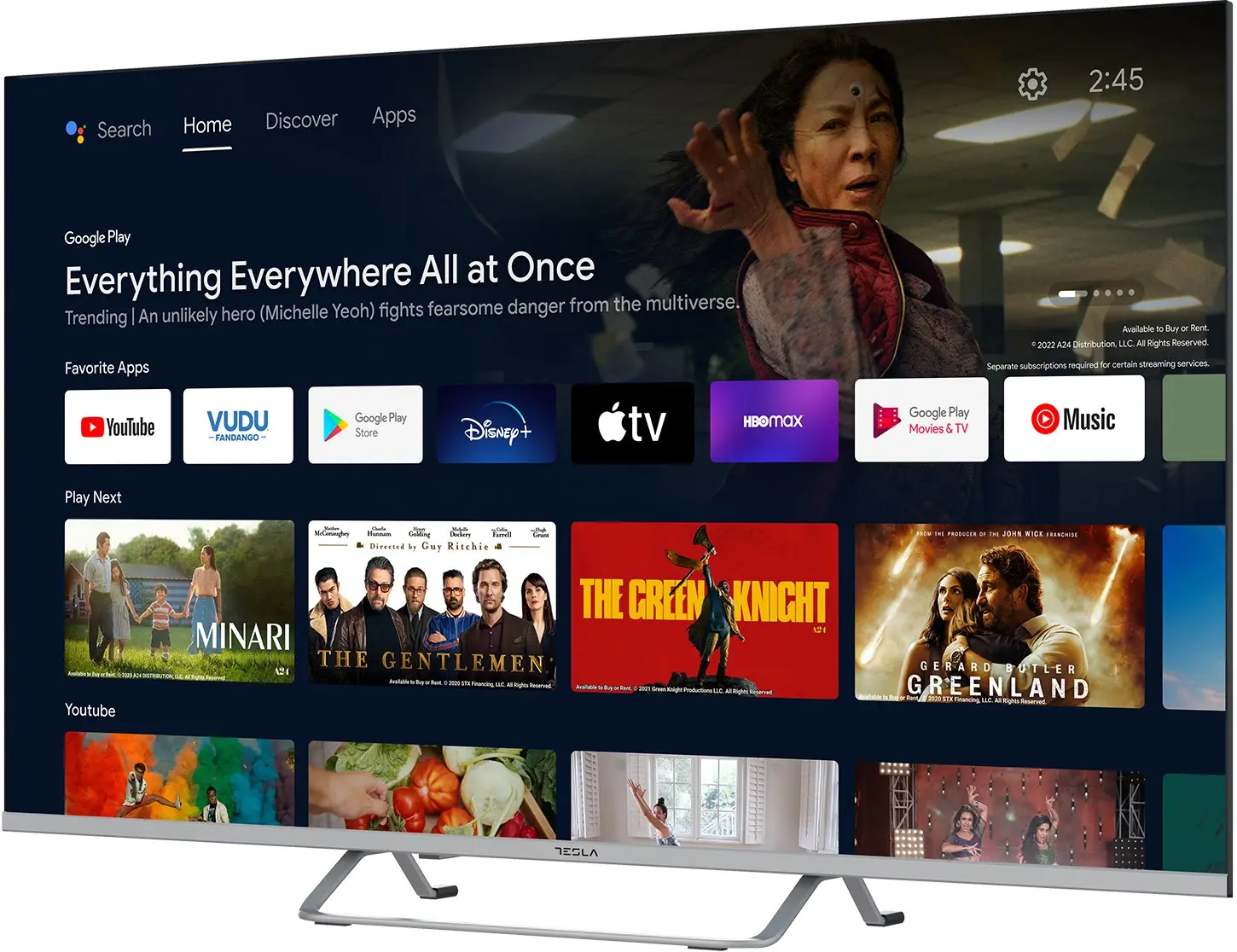 Телевизор Tesla 4K UHD Smart 65E635SUS (Silver)