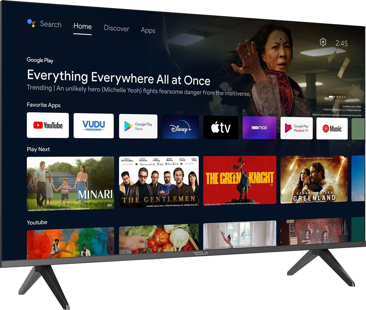 Телевизор Tesla FHD Smart 43E635BFS (Black)