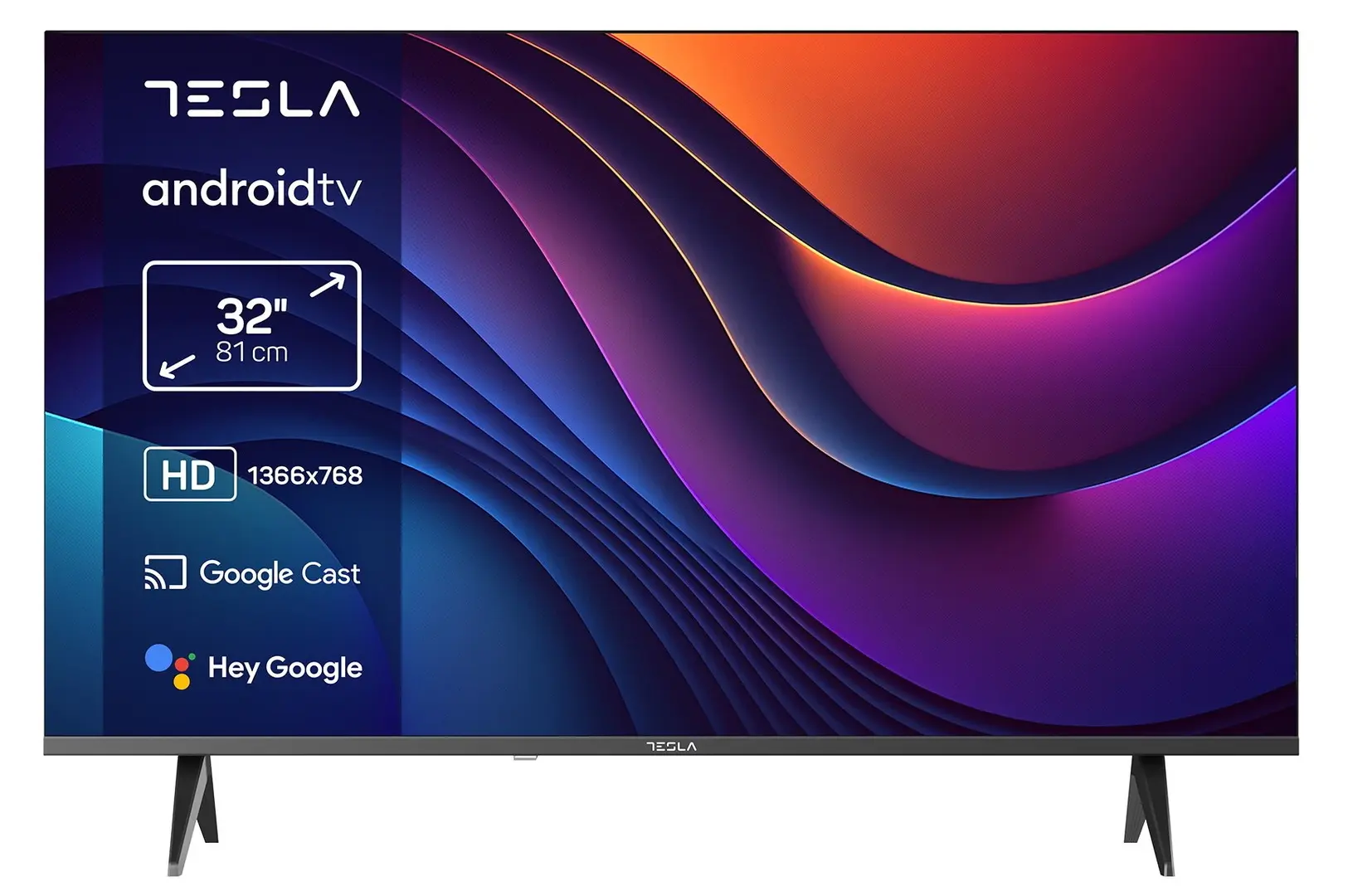 Телевизор Tesla HD Ready Smart 32E635BHS (Black)