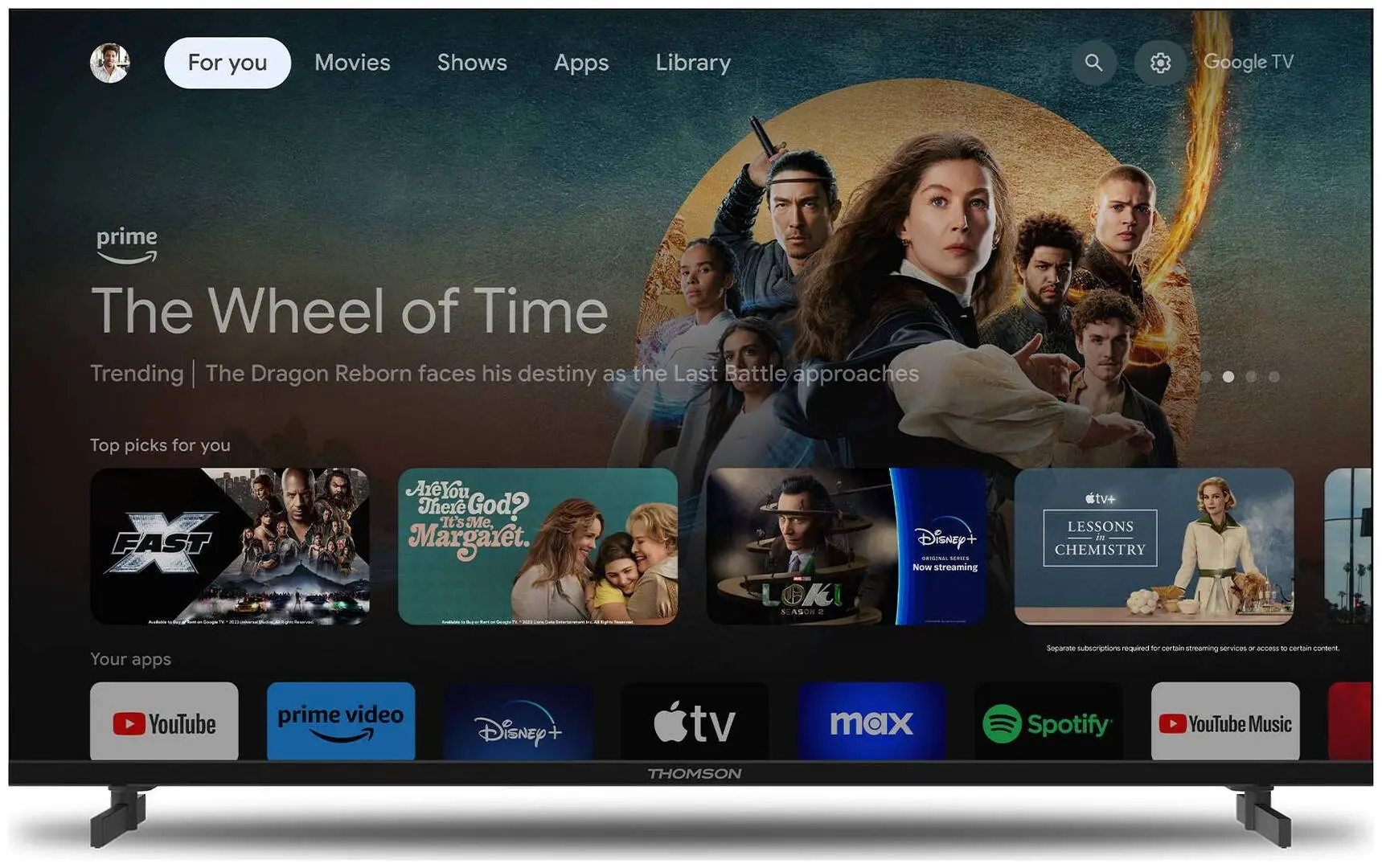 Телевизор Thomson 43FG2S14 LED FHD Smart (Black)