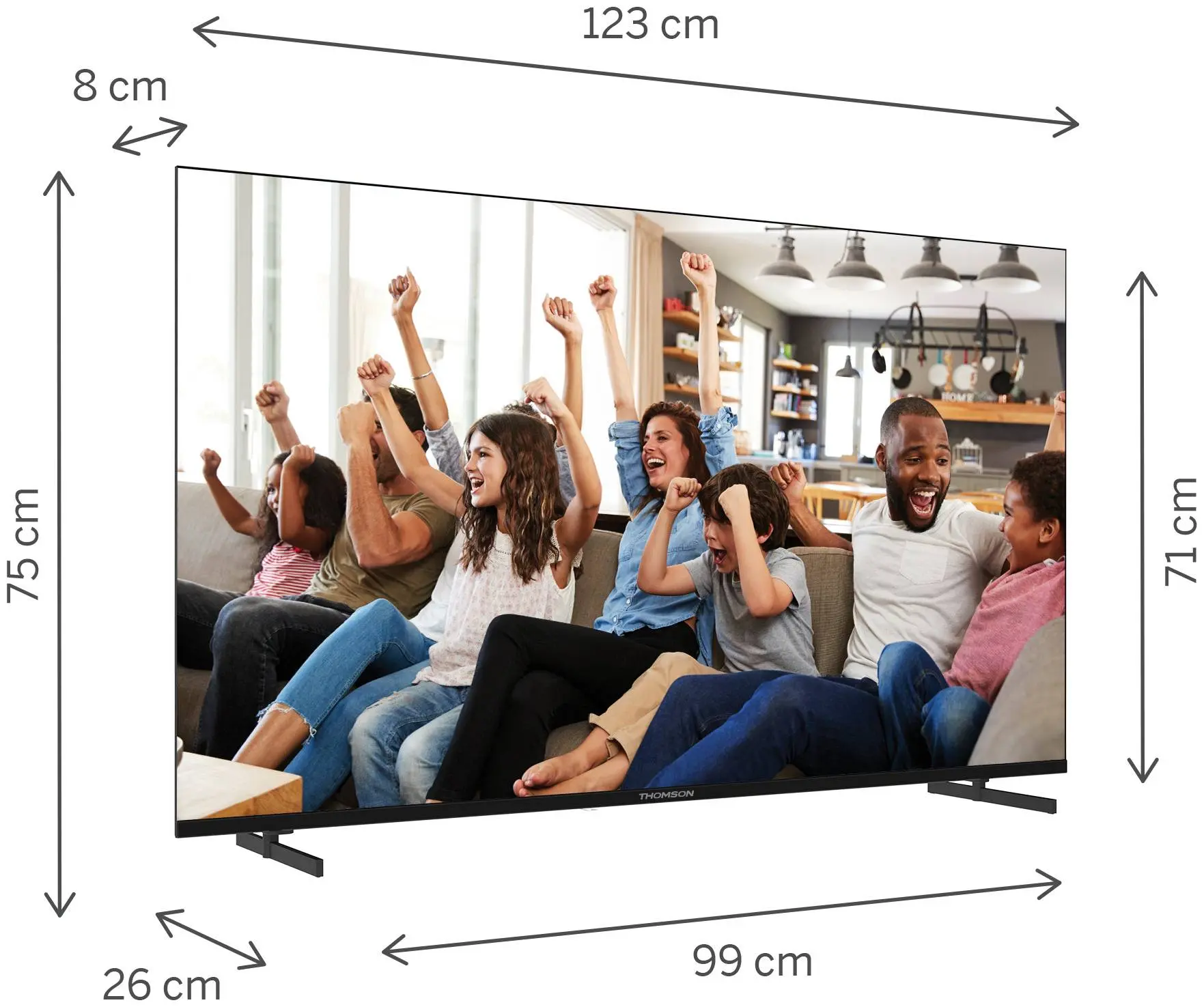 Телевизор Thomson 55UG4S14 LED 4K Smart (Black)