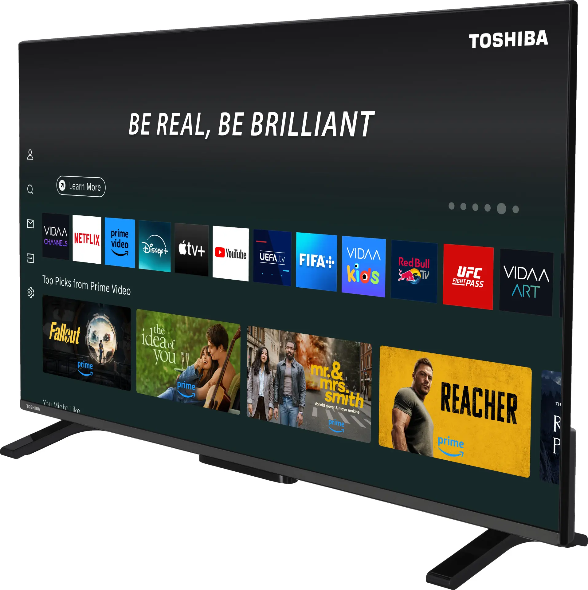 Телевизор Toshiba 40LV2563DG LED FHD Smart (Black) - 3