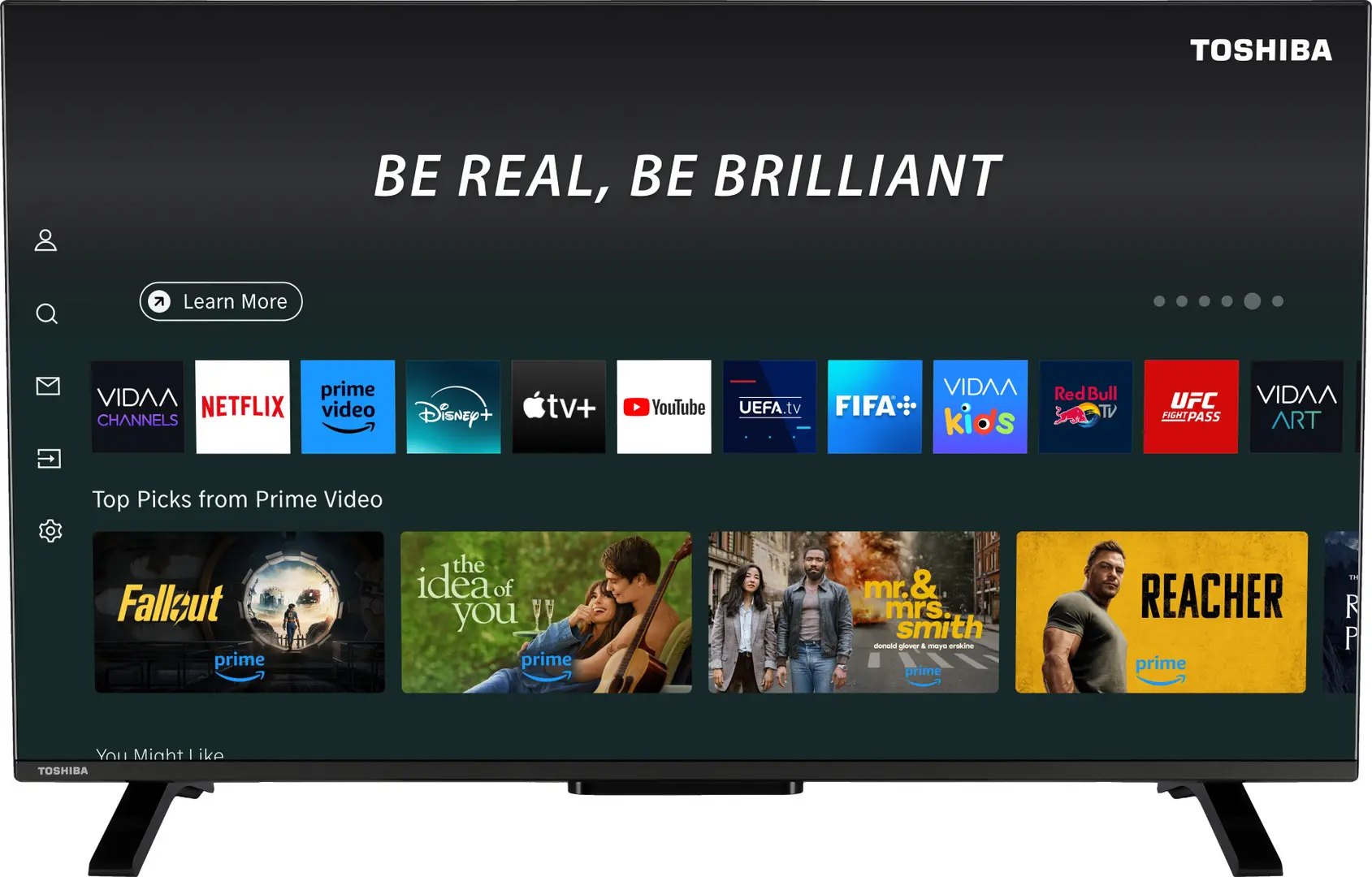 Televizor Toshiba 40QV2F63DG QLED FHD Smart (Black)