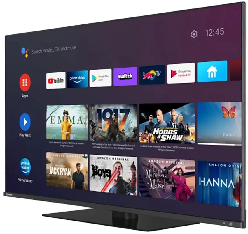 Телевизор Toshiba 43'' 4K UHD Smart 43QA7D63DG (Black) - 2