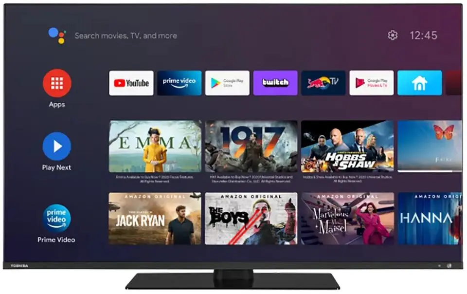 Телевизор Toshiba 43'' 4K UHD Smart 43QA7D63DG (Black)