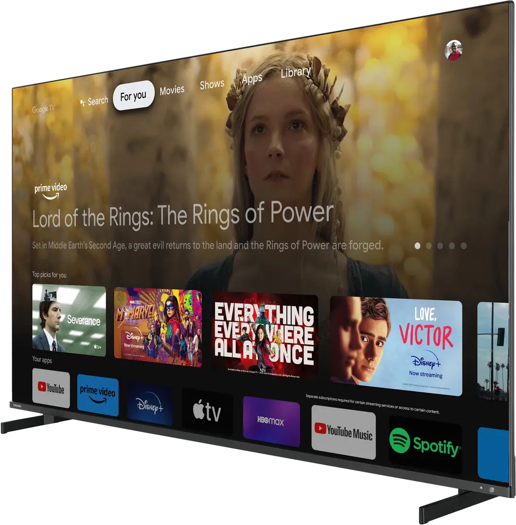 Телевизор Toshiba 43QG5E63DG QLED 4K Smart (Black) - 3