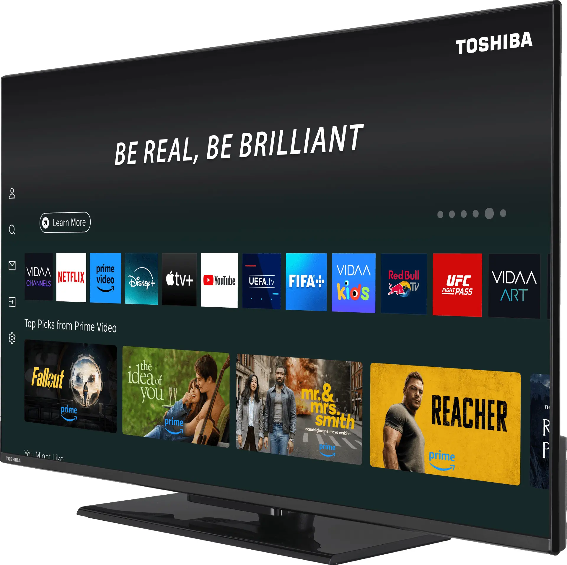 Televizor Toshiba 43QV3F63DG QLED 4K Smart (Black) - 3