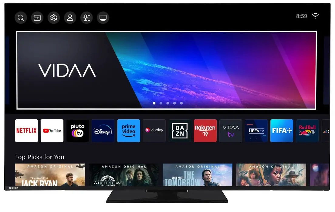 Телевизор Toshiba 4K Smart 55QV3463DG (Black)