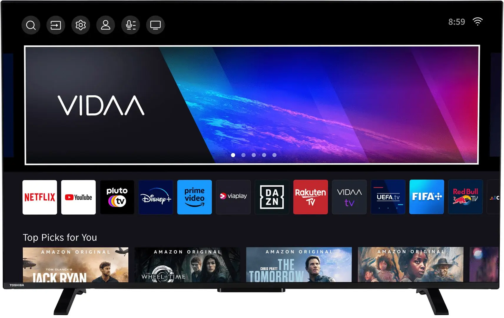 Телевизор Toshiba 4K UHD Smart 55UV2363DG (Black)