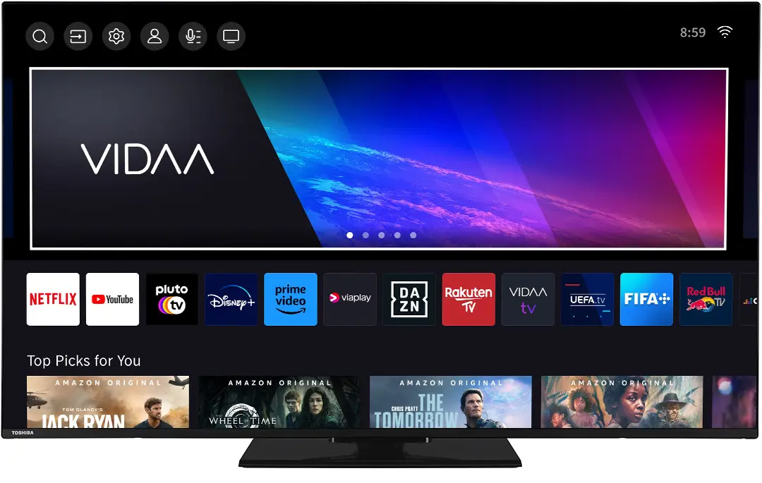 Televizor Toshiba 65QV3463DG QLED 4K Smart (Black)