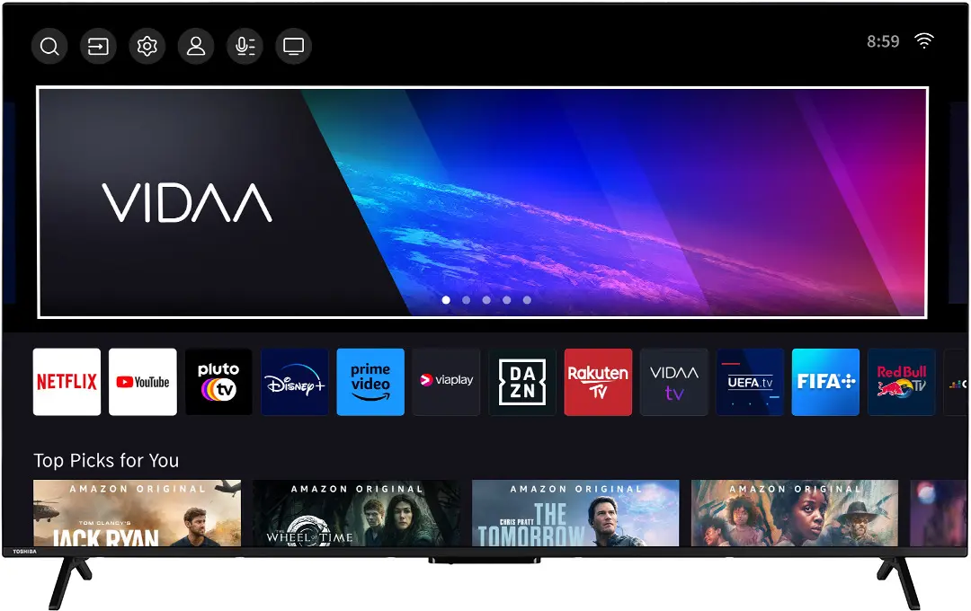 Телевизор Toshiba 65UV2463DG LED 4K Smart (Black)