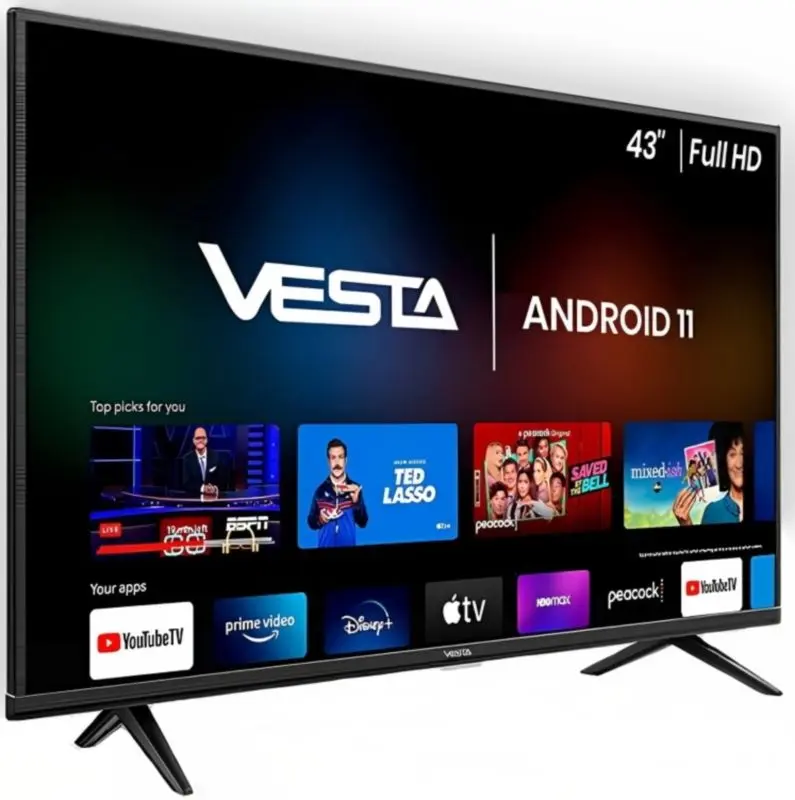 Телевизор Vesta 43" FHD LD43H5202 (Black/Grey) - 2