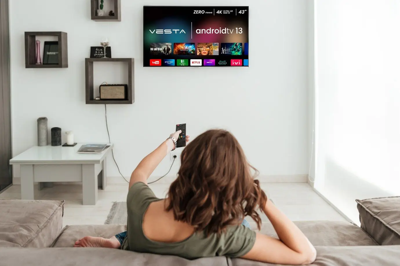 Телевизор Vesta 4K UHD Smart LD43H7505 (Black) - 2