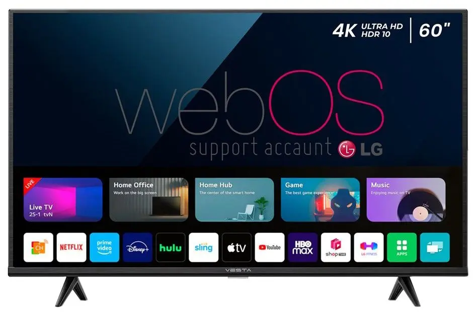Телевизор Vesta 4K UHD Smart WU6075AAA (Black)