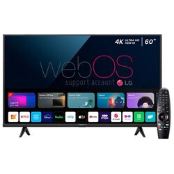 Телевизор Vesta 4K UHD Smart WU6075AAA + MR20GA (Black)