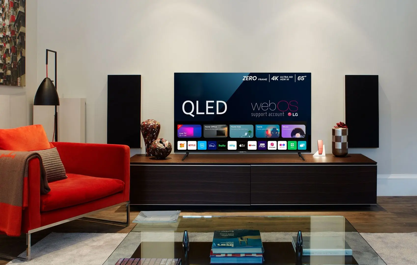 Televizor Vesta 4K UHD Smart WU6590QAB + MR20GA (Black)