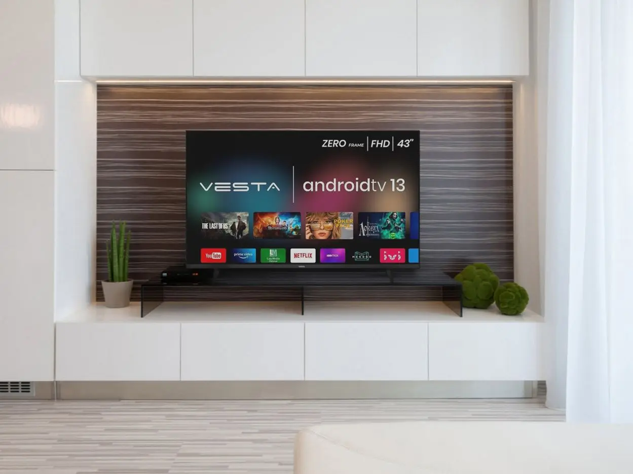 Телевизор Vesta Full HD Smart LD43L6005 (Black) - 3