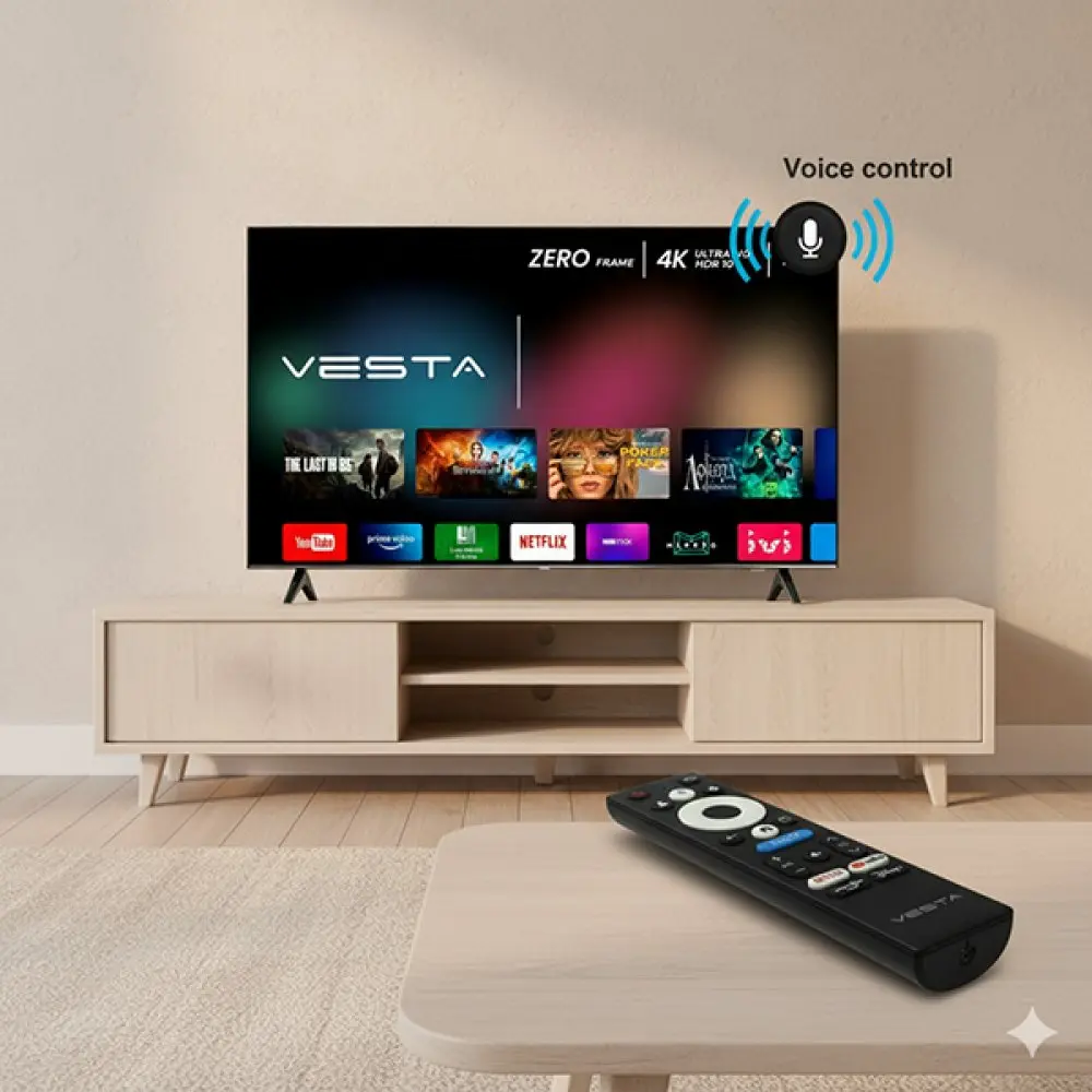 Телевизор Vesta LD50W02M LED 4K Smart (Black)