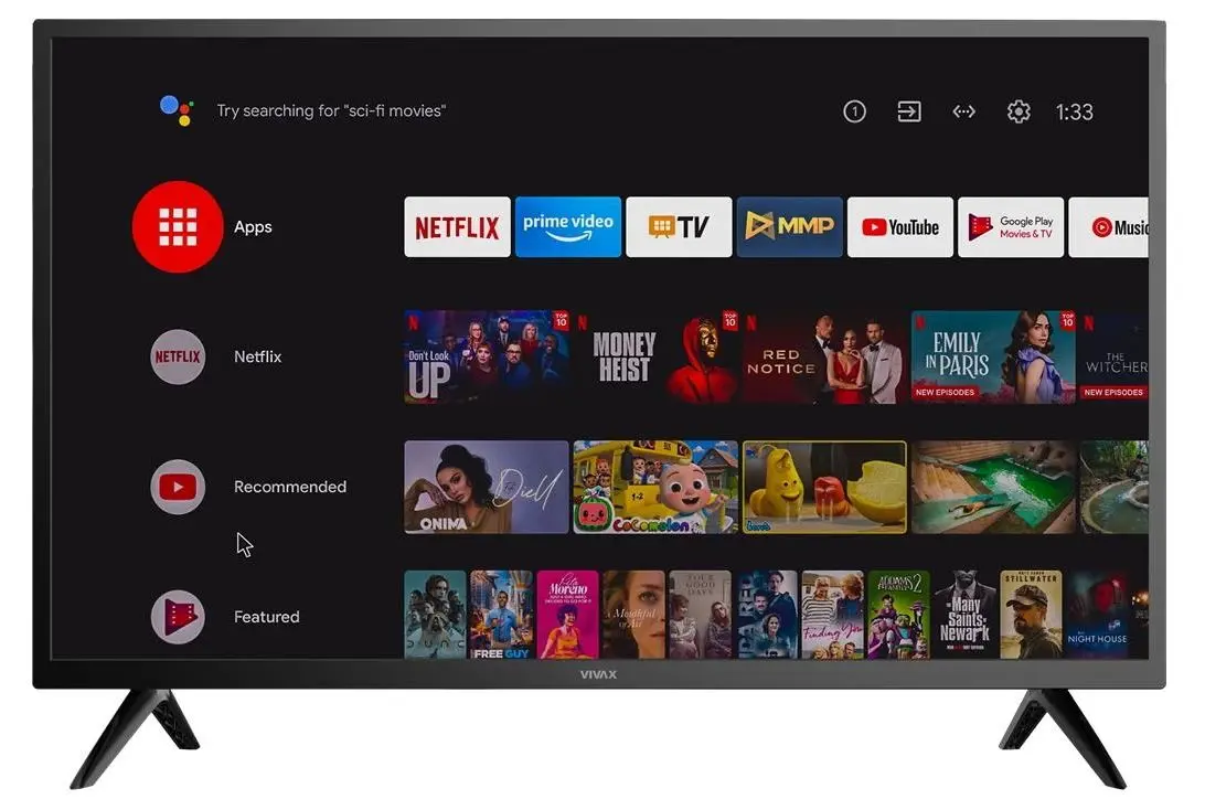 Телевизор Vivax HD Ready Smart 32LE20K (Black)
