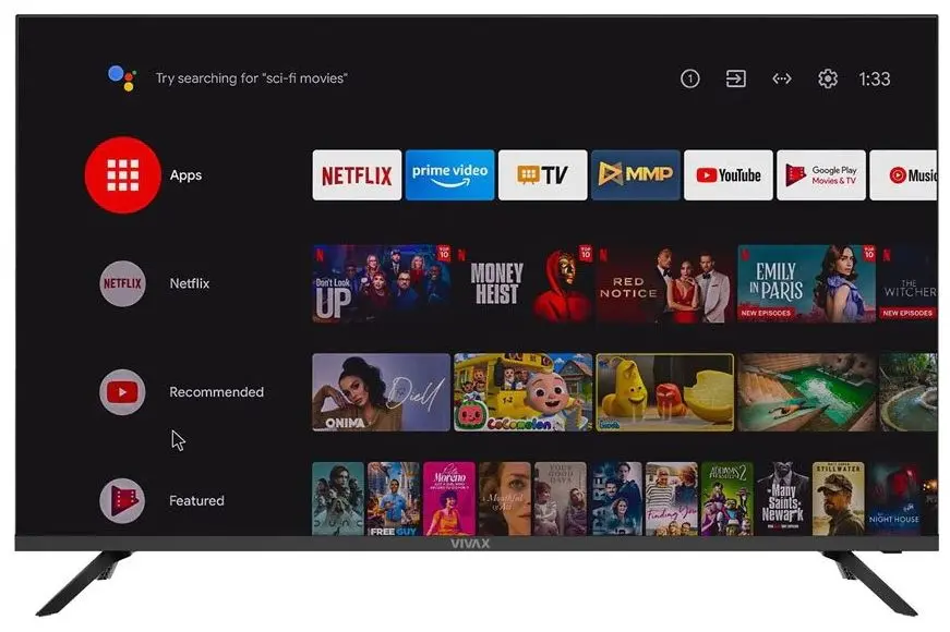 Телевизор Vivax Imago 43UHD10K (Black)