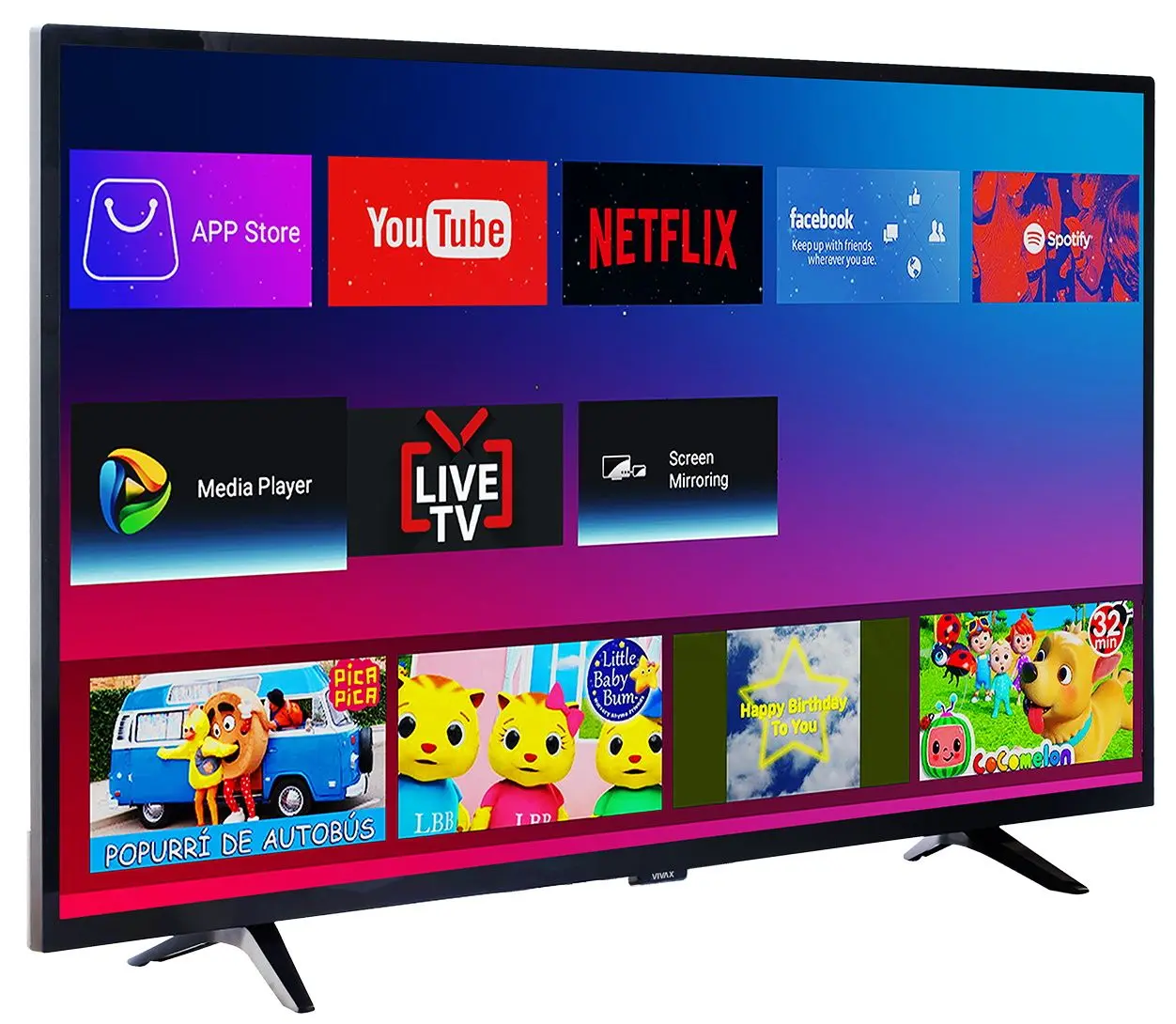 Телевизор Vivax 43'' Smart HD TV-43S61T2S2SM (Black) - 2