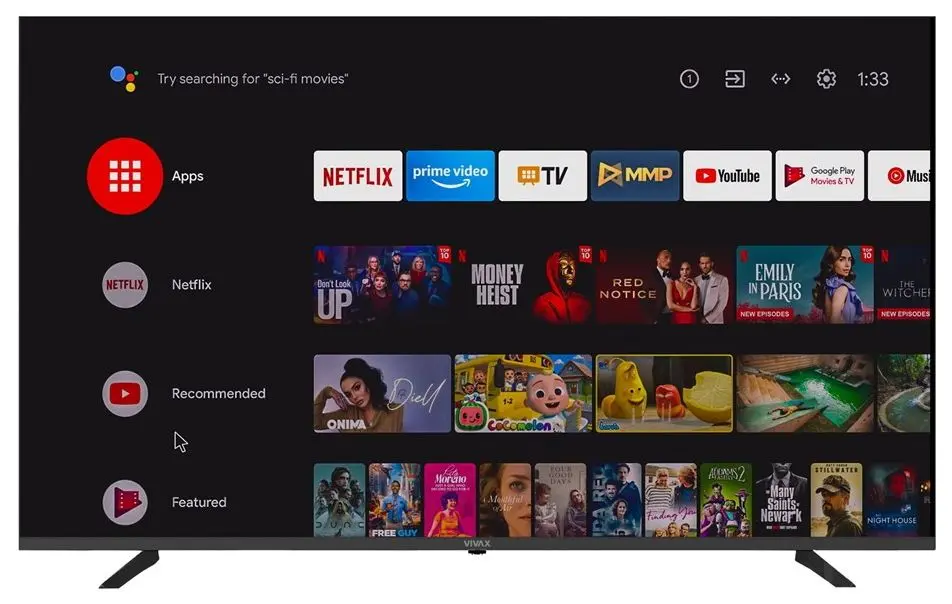 Телевизор Vivax 50UHD10K (Black)