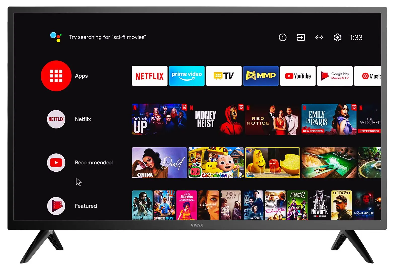 Televizor Vivax HD Smart 32LE21K (Black)